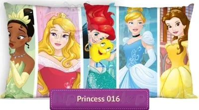 Poszewka Dwustronna Księżniczki Disney-a 40x40, wielokolorowa