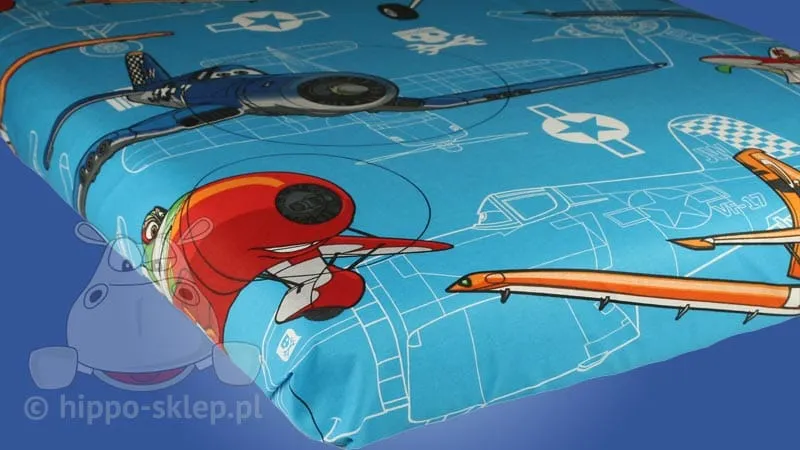 Prześcieradło dziecięce Samoloty Disney Planes Faro