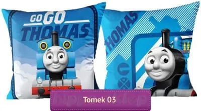 Dwustronna poszewka z Lokomotywą Tomkiem