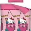 Flanelowa pościel dla dzieci Hello Kitty HK 22 DC, Detexpol, 5901685607421