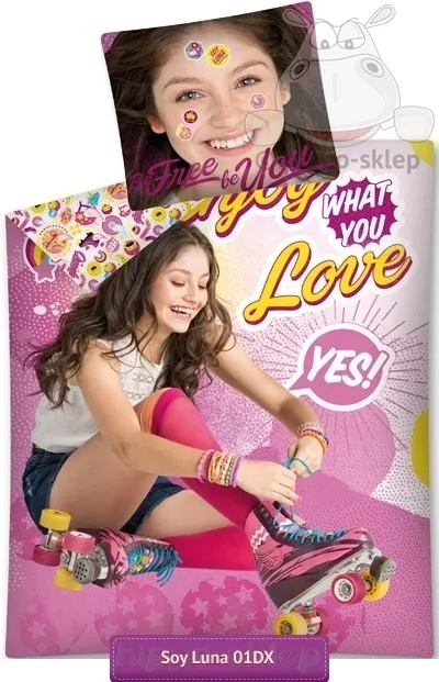 Różowa pościel Soy Luna Disney 140x200 i 160x200, dla dziewczynki