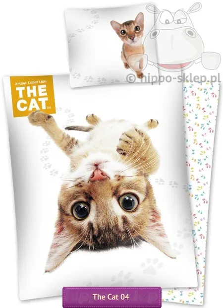 Pościel z kotkiem The Cat Artlist 140x200 i 160x200