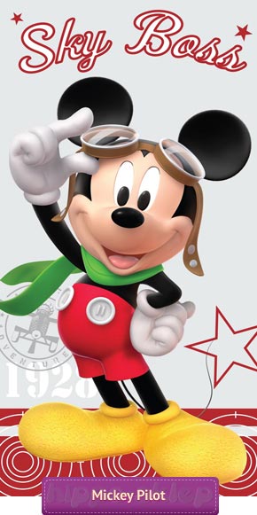 Ręcznik dla dzieci Myszka Mickey pilot Disney Jerry Fabrics 8592753002704