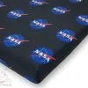 Bawełniane prześcieradło NASA 140x200 czarne