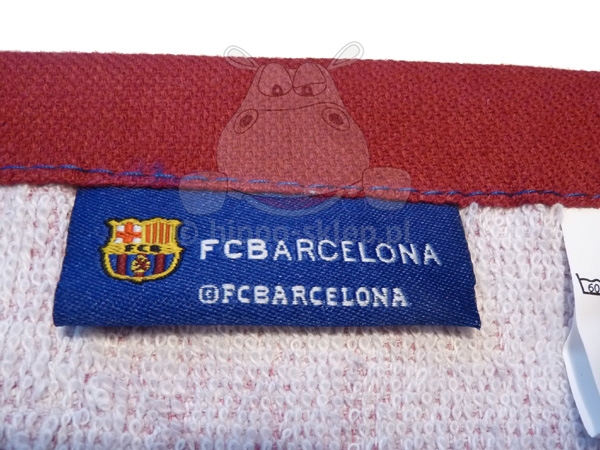 Ręcznik bawełniany Iniesta FCB 2007 - oryginalna wszywka