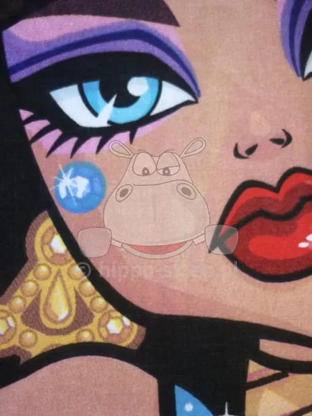 Nadruk na pościeli z motywem Monster High