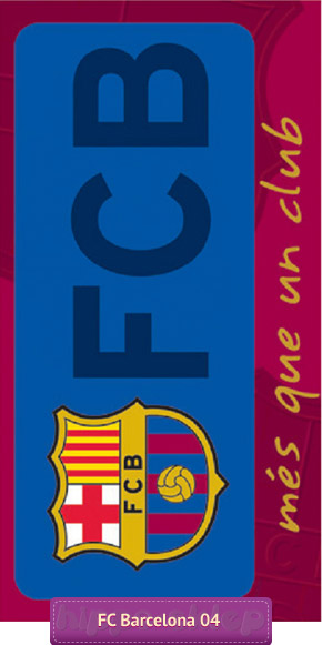 Licencyjny ręcznik piłkarski FC Barcelona FCB 1007