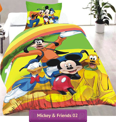 Pościel Mickey i przyjaciele Disney 140x200 Jerry Fabrics