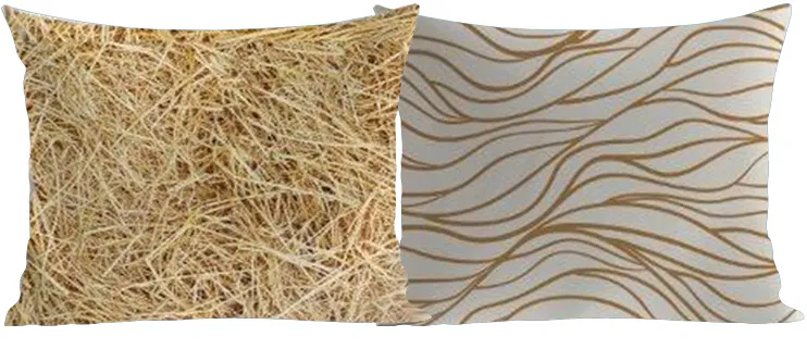 Duża poszewka z sianem 70x80, 50x60