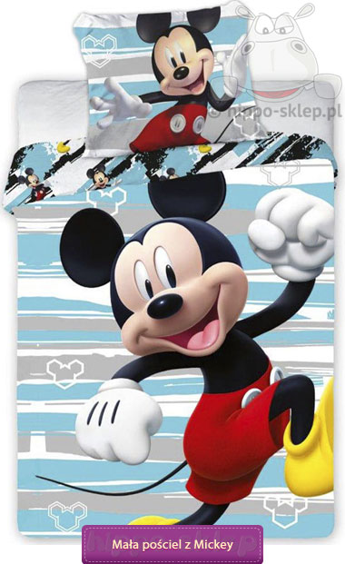 Pościel do łóżeczka z Myszką Mickey Mouse Disney 100x135, 90x130, 120x90 cm
