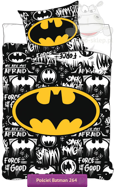 Pościel dla dzieci Batman 710-264 DC Comics Setino 5991327102643
