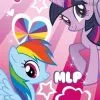 Mały ręcznik z Kucykami Pony 40x60, różowy