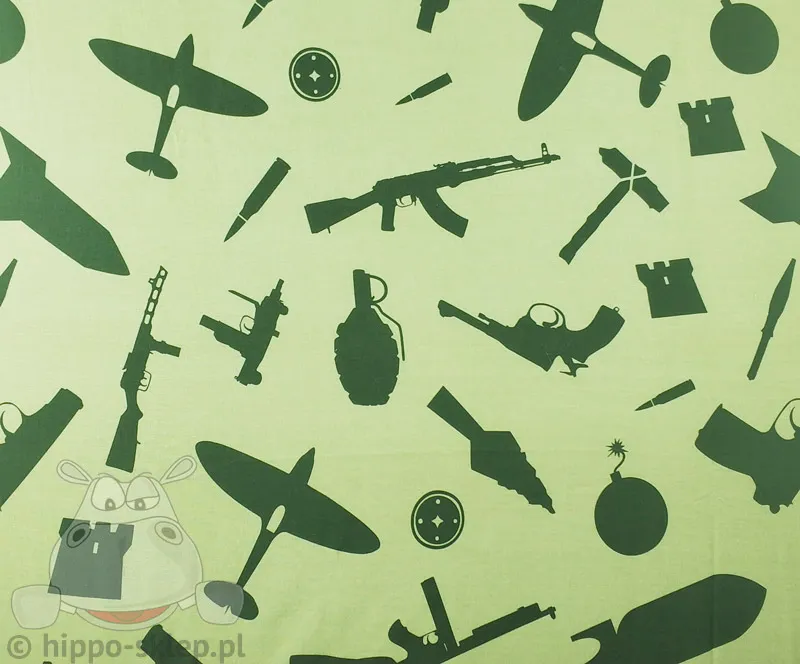 Prześcieradła dla chłopca motywy militarne