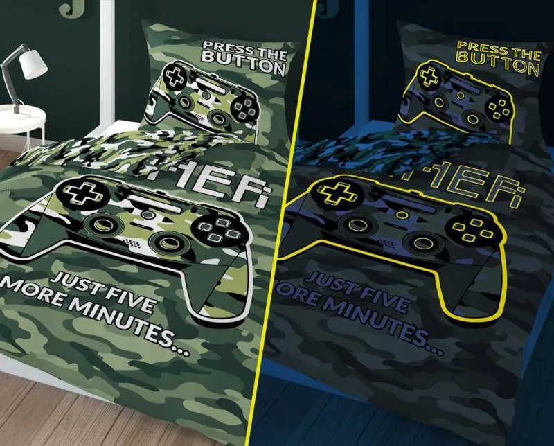 Pościel z motywem game pada z gier komputerowych