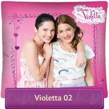 Poszewka dekoracyjna z serialu Violetta 40x40, rózowa