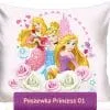 Poszewka na poduszkę z Księżniczkami Disney Princess 70x80, 50x80, różowa