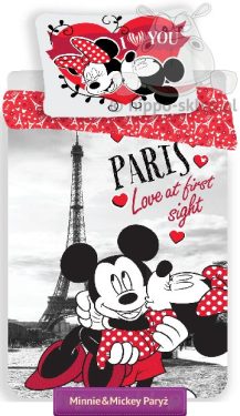 Pościel Myszka Mickey i Minnie w Paryżu