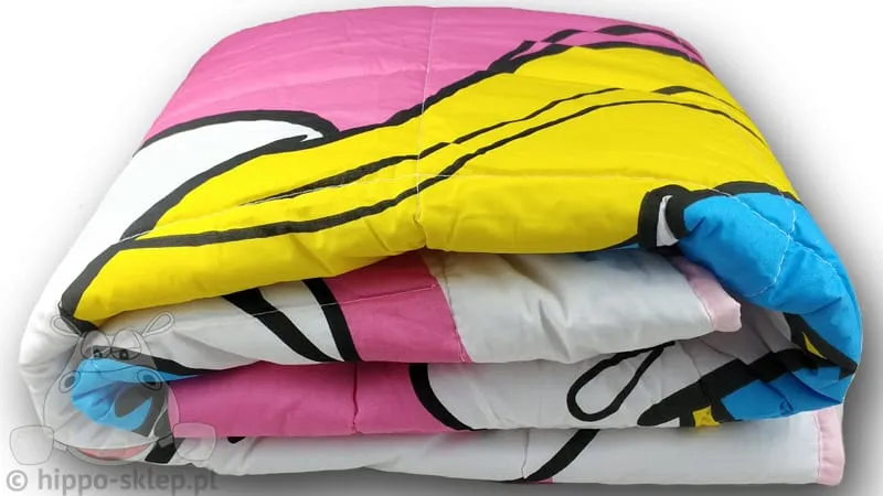 Nakrycie na łóżko - narzuta Smerfetka