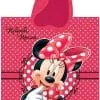 Ponczo kąpielowe Minnie Disney 120x60 cm, amarantowe
