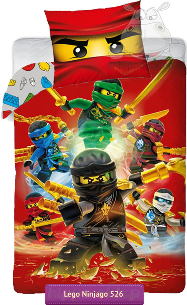 Pościel dla dzieci Lego Ninjago LEG 526BL, Character World, 5902729040228