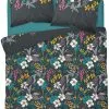 Satynowa pościel florystyczna dżungla 140x200, 150x200