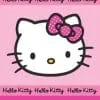 Hello Kitty mały ręcznik do rąk dla dziewczynki 40x60 cm, różowy