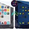 Narzuta na łóżko dziecięce smartfon z elementami świecącymi w nocy