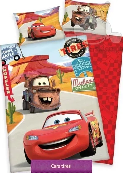 mała pościel dziecięca Cars Disney Baby 90x130 lub 90x120 + 40x60