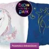 Mała poszewka z jednorożcem świecąca w ciemności 40x40 cm