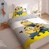 Bawełniany komplet pościeli z Minionkami 160x200