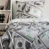 Komplet pościeli z banknotami dolarowymi 140x180