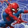 Polarowy koc ze Spider-manem 100x150, niebieski