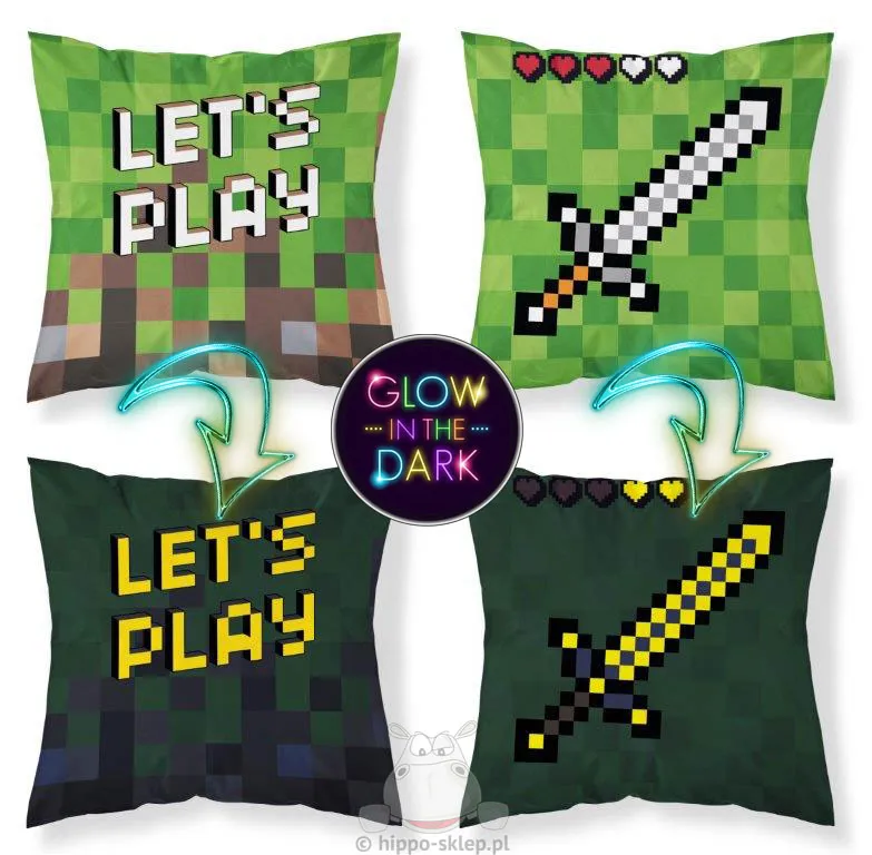 Poduszka dekoracyjna / powłoczka Minecraft