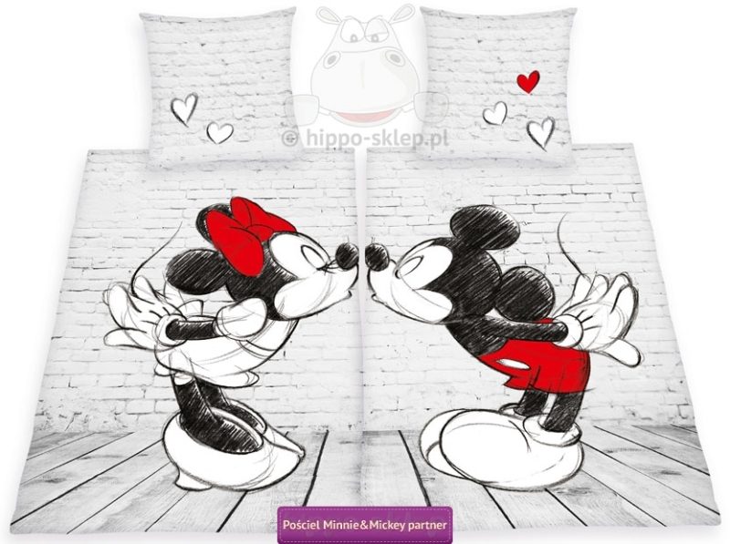 Pościel dla pary Disney Mickey i Minnie partner Herding 4006891921635