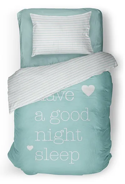 Pościel miętowa 2397A Detexpol