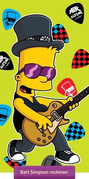 Ręcznik dziecięcy The Simpsons Bart guitar Jerry Fabrics 8592753004364