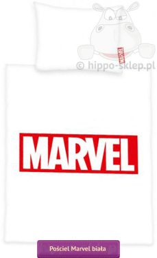 Pościel Marvel biała