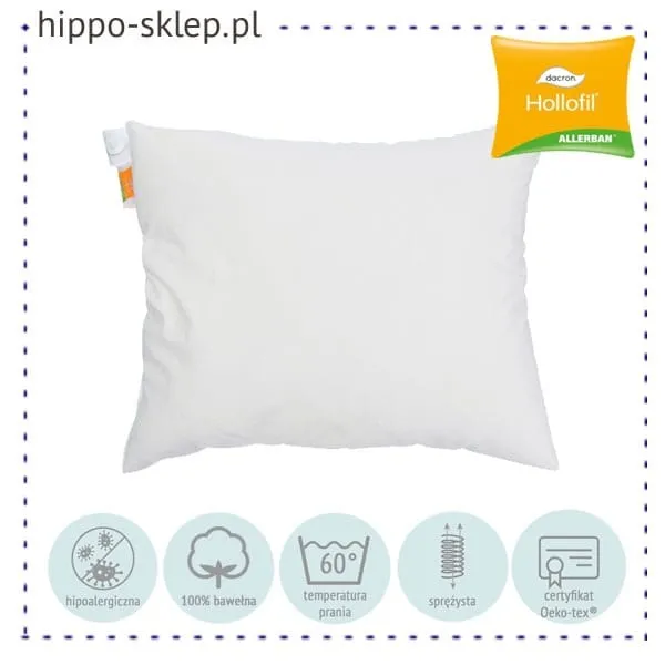 Antyalergiczne poduszki Hollofil Allerban 50x60
