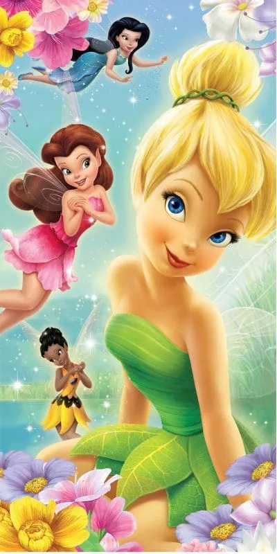 Ręcznik dla dzieci Dzwoneczek i Wróżki 02, Jerry Fabrics