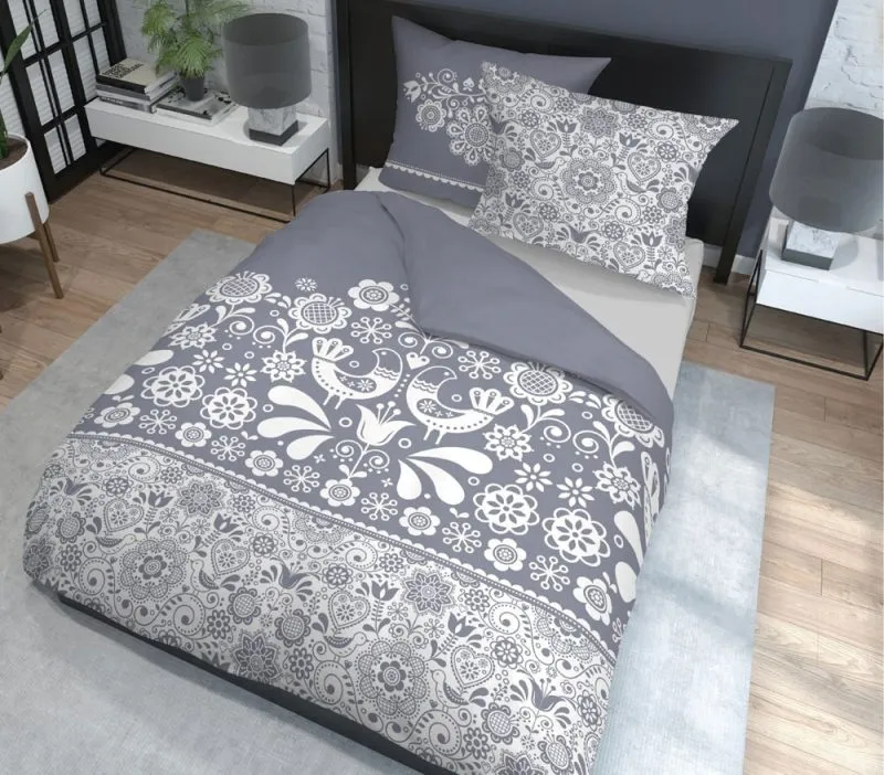 Komplet pościeli z motywem ludowym 180x200