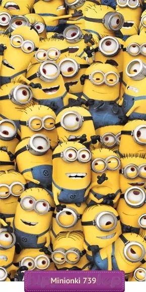Plażowy ręcznik dziecięcy Minionki 820-739 Setino 5991328207392