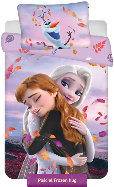 Mała pościel Disney Frozen Anna i Elsa 100x135, 90x120 i 130x90