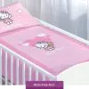 Różowa pościel do łóżeczka Hello Kitty Alice, Sanrio, CTI
