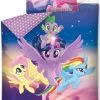 Pościel dla dzieci Kucyki Pony MLP 33DC 140x200 lub 160x200, fioletowa