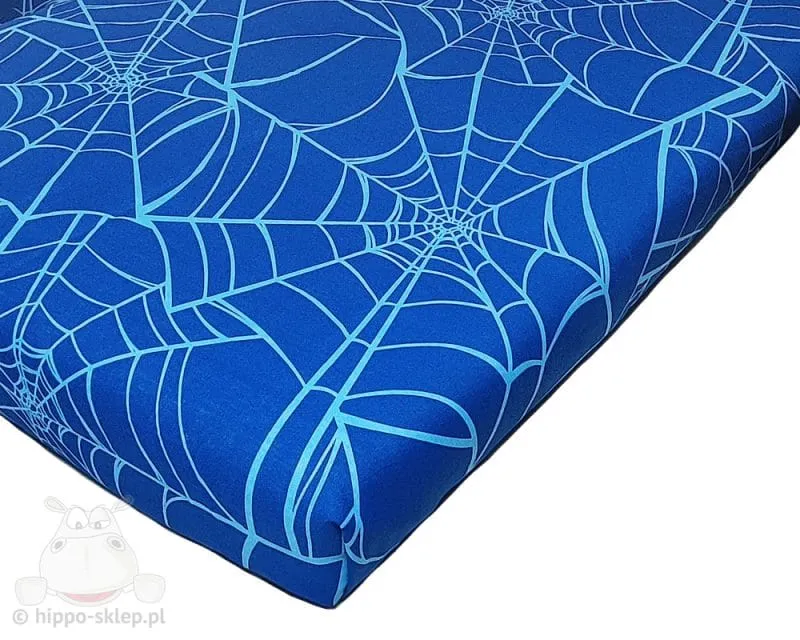 Prześcieradło Spider-man 140x200 niebieskie