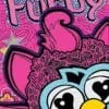 Plażowy ręcznik Furby 70x140, fioletowy