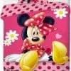 Pościel Myszka Minnie Disney 140x200 różowa w groszki