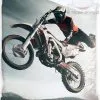 Narzuta z Motorem krosowym 140x195