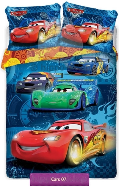 Pościel dziecięca Cars 07 Disney 160x200 + 2x 70x80