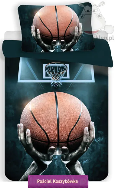 Komplet pościeli basketball dla koszykarzy 140/200 cm, 8592753021835